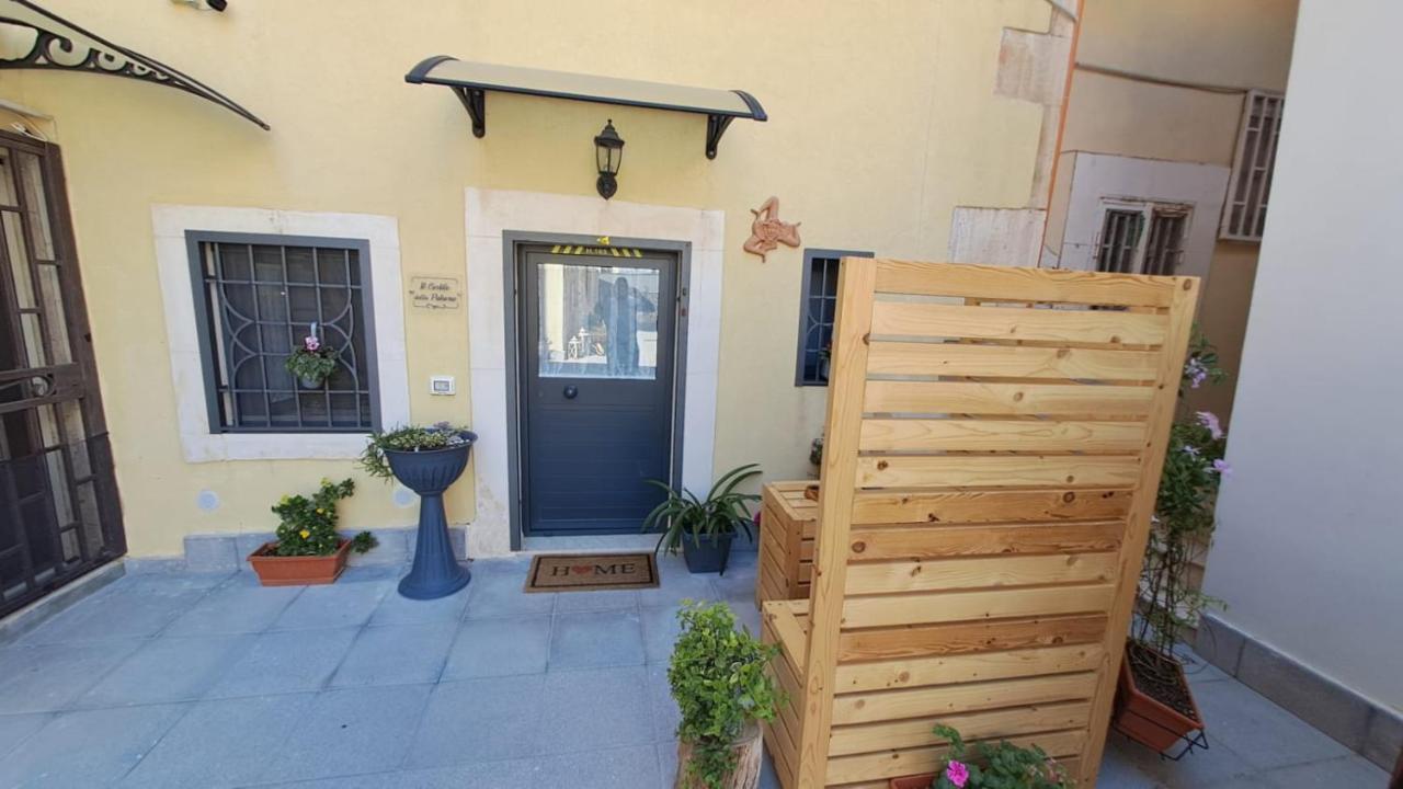 Il Cortile Della Patrona Lägenhet Syrakusa Exteriör bild